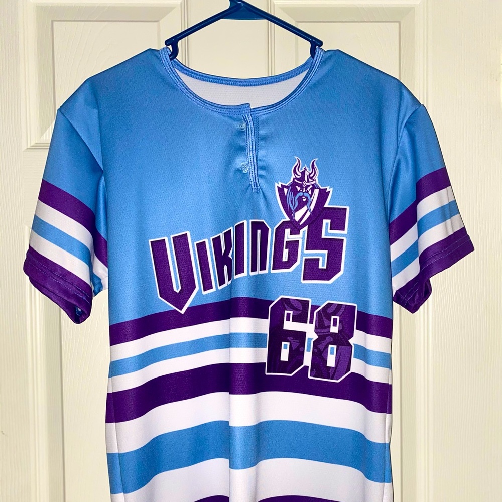 Vikings baseball jersey #68